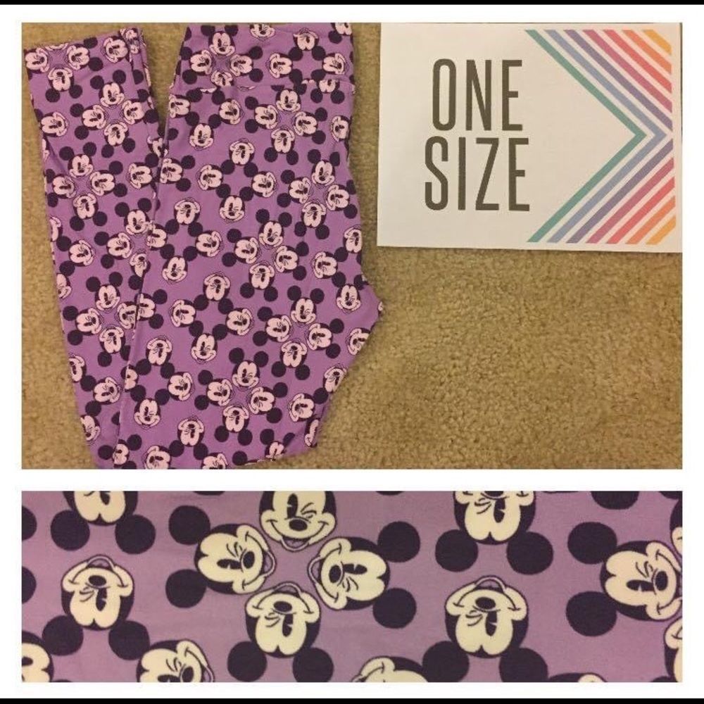 Lularoe Mickey OS leggings